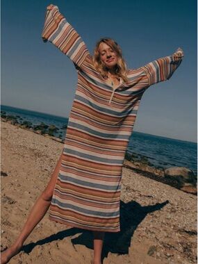 Frame Striped Knit dress